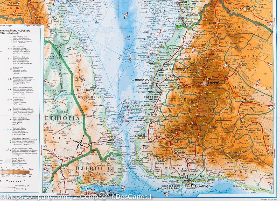 Carte spéciale plongée - Mer Rouge | Gizi Map carte pliée Gizi Map 