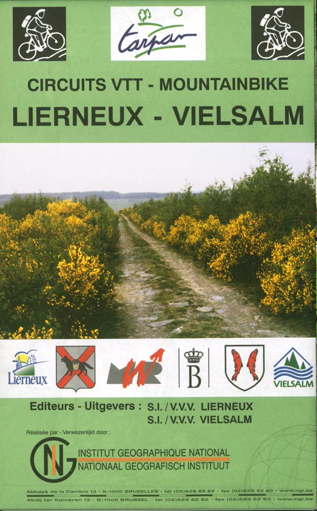 Carte spéciale VTT - Lierneux, Vielsalm (Belgique) | NGI carte pliée IGN Belgique 