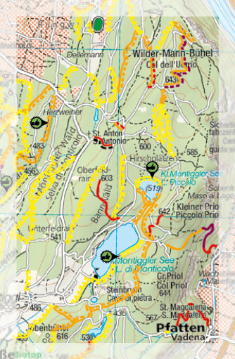 Carte Supertrail - Bozen, Bolzano Sud | Supertrail Map carte pliée Supertrail Map 