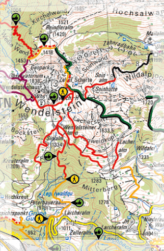 Carte Supertrail - Chiemgau Ouest | Supertrail Map carte pliée Supertrail Map 