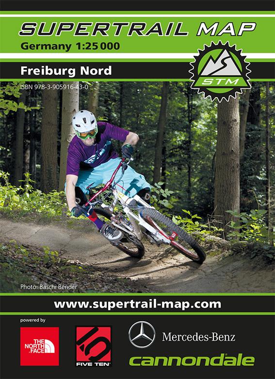 Carte Supertrail - Freiburg Nord | Supertrail Map carte pliée Supertrail Map 