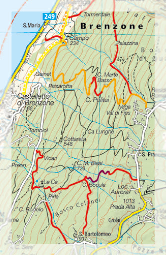 Carte Supertrail - Lac de Garde Sud | Supertrail Map carte pliée Supertrail Map 