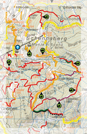 Carte Supertrail - Merano Nord | Supertrail Map carte pliée Supertrail Map 