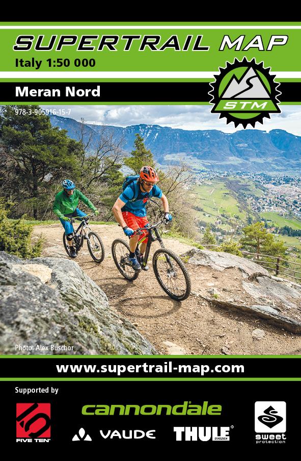 Carte Supertrail - Merano Nord | Supertrail Map carte pliée Supertrail Map 