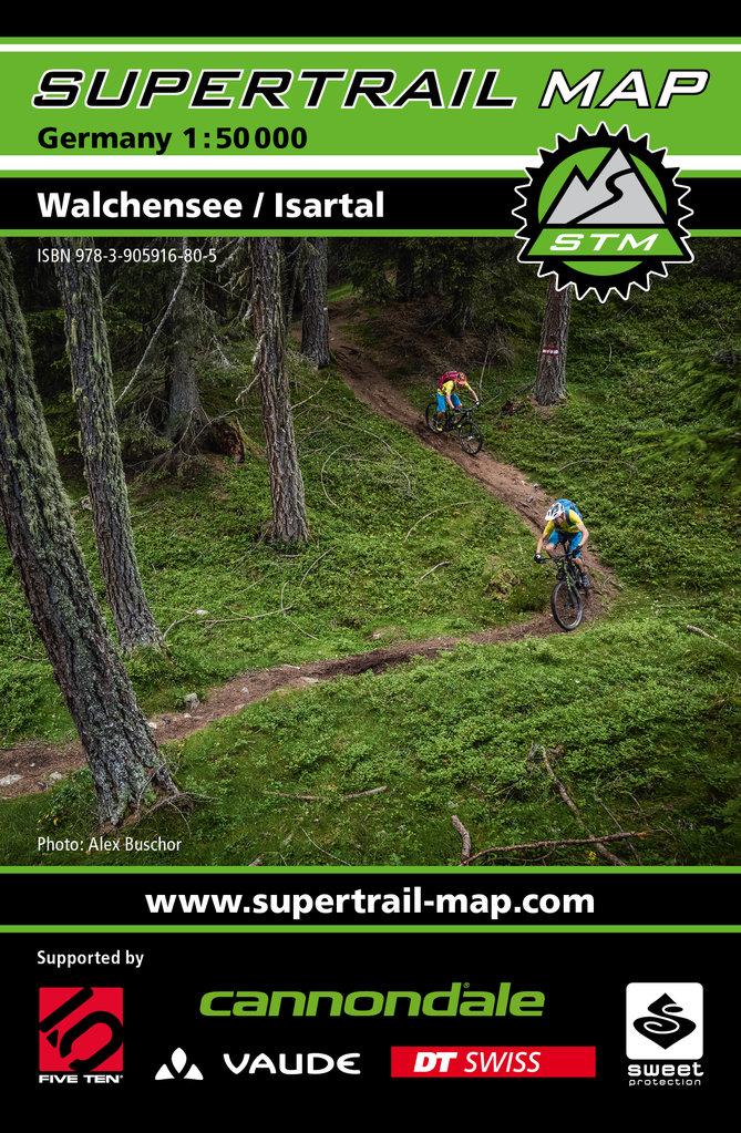 Carte Supertrail - Walchensee, Isartal | Supertrail Map carte pliée Supertrail Map 