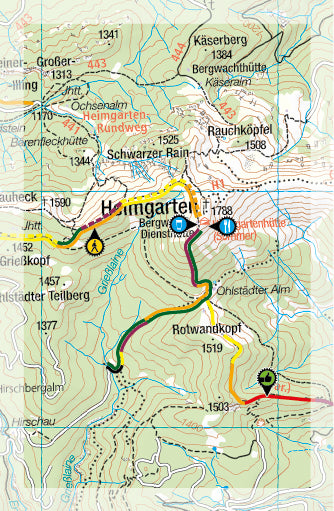 Carte Supertrail - Walchensee, Isartal | Supertrail Map carte pliée Supertrail Map 