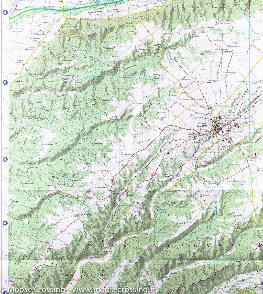 Carte TOP 25 n° 3342 ET - Plateau de Valensole, Riez & Oraison (PNR du Verdon) | IGN carte pliée IGN 