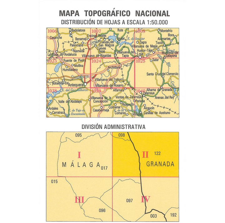 Carte topographique de l'Espagne - Estación de Salinas, n° 1024.2 | CNIG - 1/25 000 carte pliée CNIG 