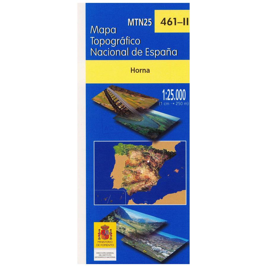 Carte topographique de l'Espagne - Horna, n° 0461.2 | CNIG - 1/25 000 carte pliée CNIG 