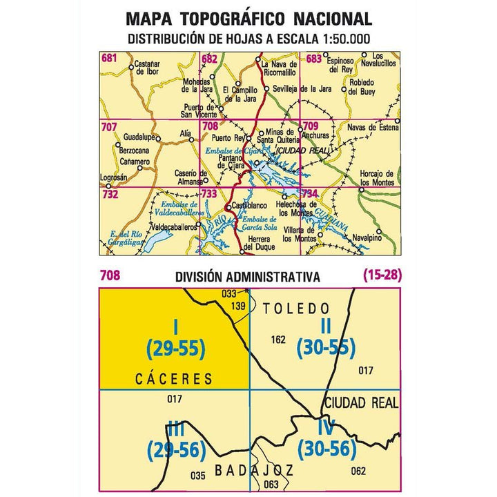 Carte topographique de l'Espagne n° 0708.1 - Puerto Rey | CNIG - 1/25 000 carte pliée La Compagnie des Cartes - Le voyage et la randonnée 