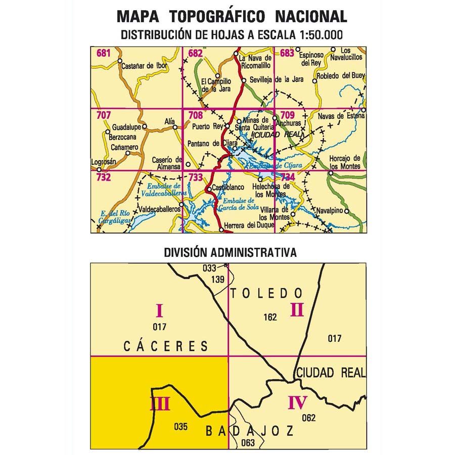 Carte topographique de l'Espagne n° 0708.3 - Caserío De Almansa | CNIG - 1/25 000 carte pliée La Compagnie des Cartes - Le voyage et la randonnée 