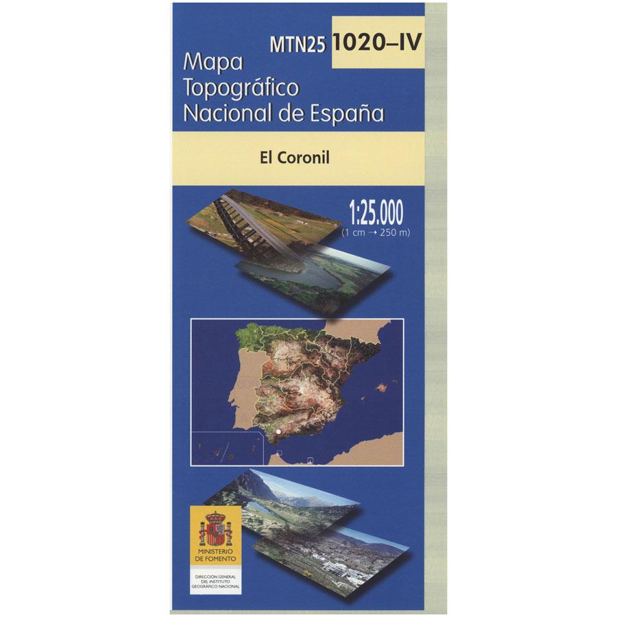 Carte topographique de l'Espagne n° 1020.4 - El Coronil | CNIG - 1/25 000 carte pliée CNIG 