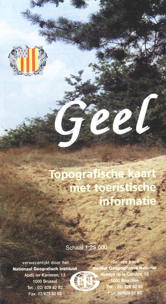Carte topographique - Geel (Belgique) | NGI carte pliée IGN Belgique 