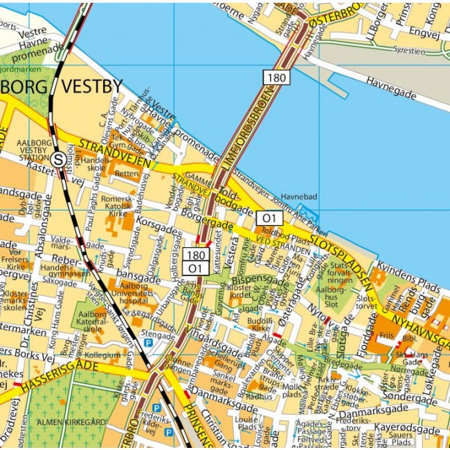 Carte touristique - Danemark & Route Marguerite | Scanmaps carte pliée Scanmaps 