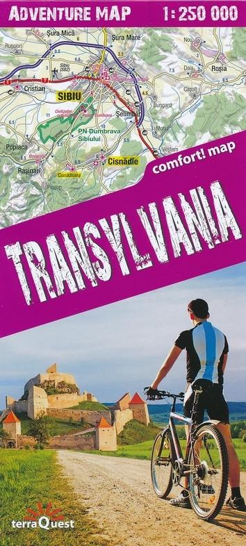 Carte touristique plastifiée - Transylvanie | TerraQuest carte pliée Terra Quest 