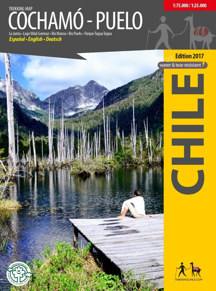 Cochamo - Puelo : Carte de voyage et de trekking | Trekking Chile carte pliée Trekking Chile 