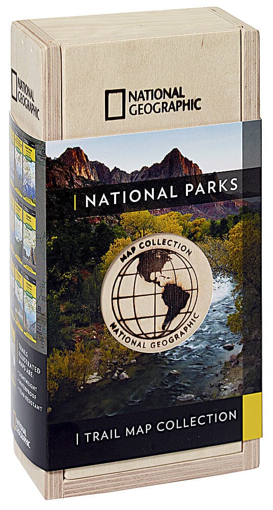National Parks Trail Map Collection [boxed set] | National Geographic carte pliée 