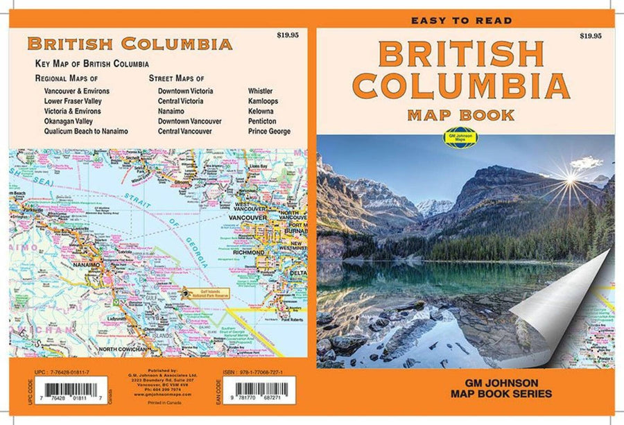 British Columbia - Canada Map Book | GM Johnson Atlas 
