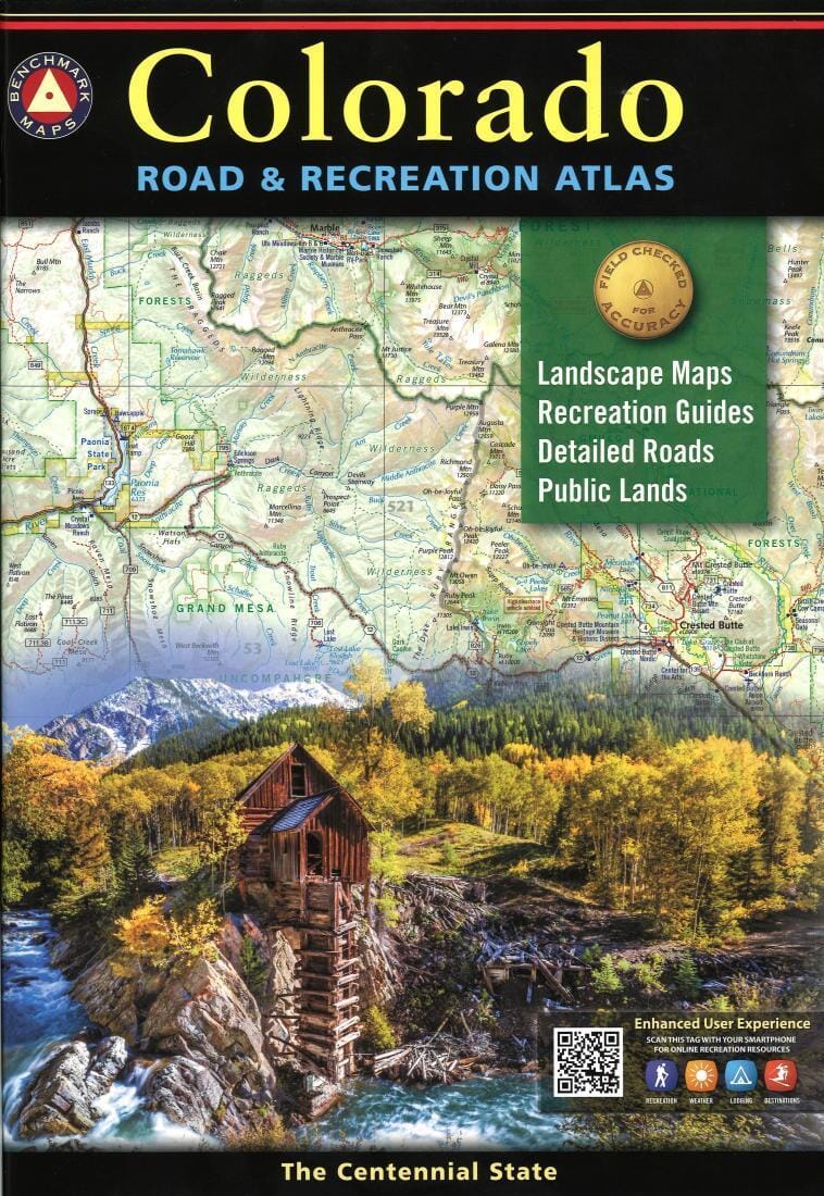 Colorado Road and Recreation Atlas | Benchmark Maps Atlas 