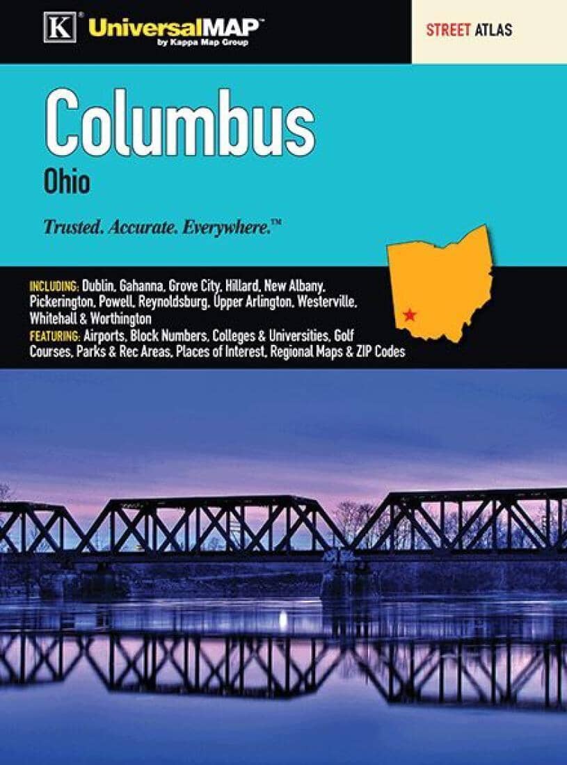 Columbus, OH, Street Atlas by Kappa Map Group