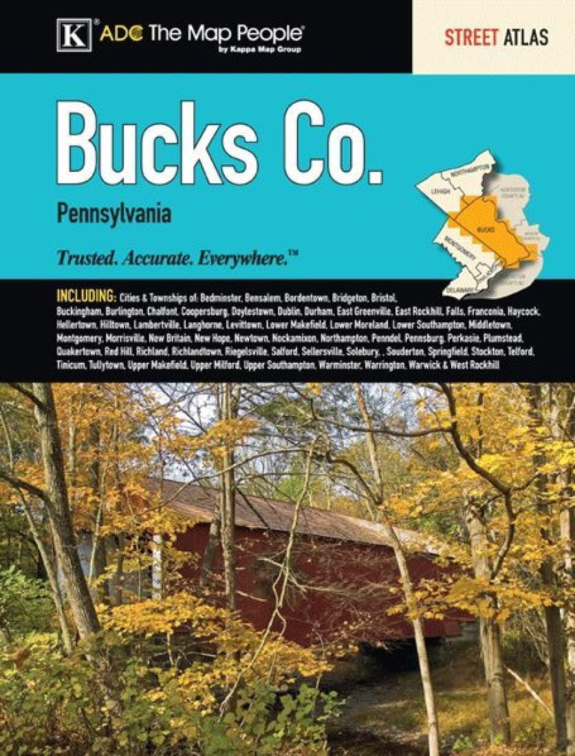 Bucks County, PA, Street Atlas by Kappa Map Group