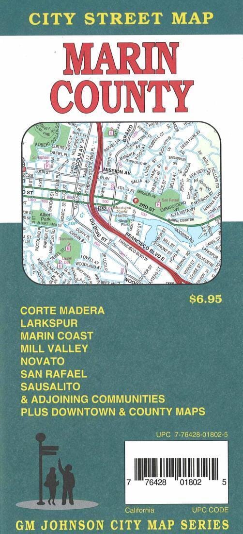 Marin County - California | GM Johnson Road Map 