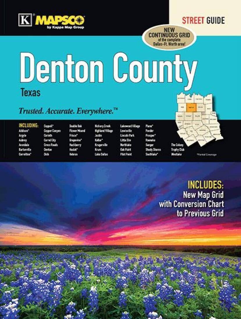 Denton County, Texas, Street Guide by Kappa Map Group