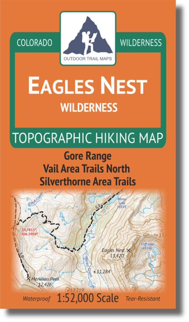 Eagles Nest Wilderness 1:52k | Outdoor Trail Maps LLC carte pliée 