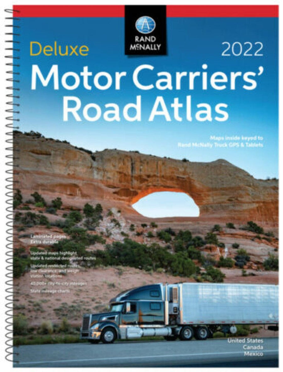 United States, Canada and Mexico, 2022 Deluxe Motor Carriers' Road Atlas | Rand McNally atlas 