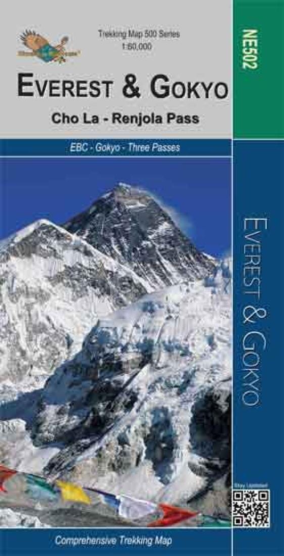 Everest & Gokyo - Cho La & Renjo Pass | Himalayan MapHouse Road Map 