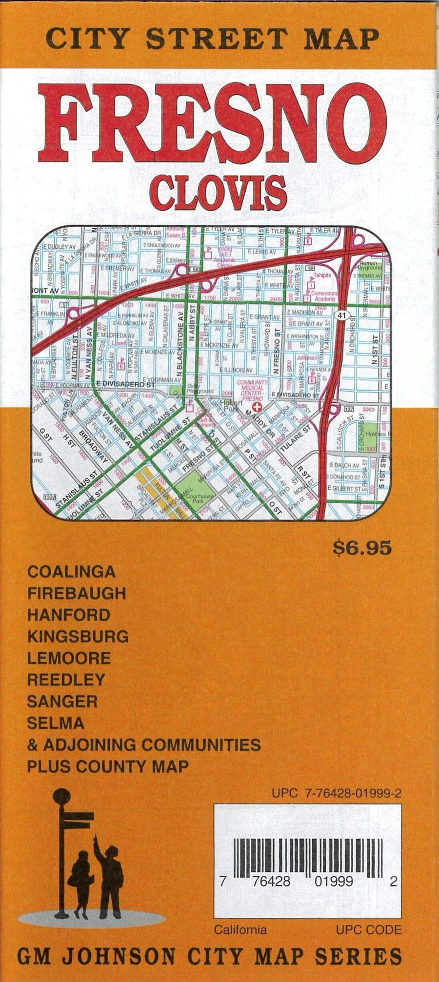 Fresno and Clovis, California | GM Johnson carte pliée 
