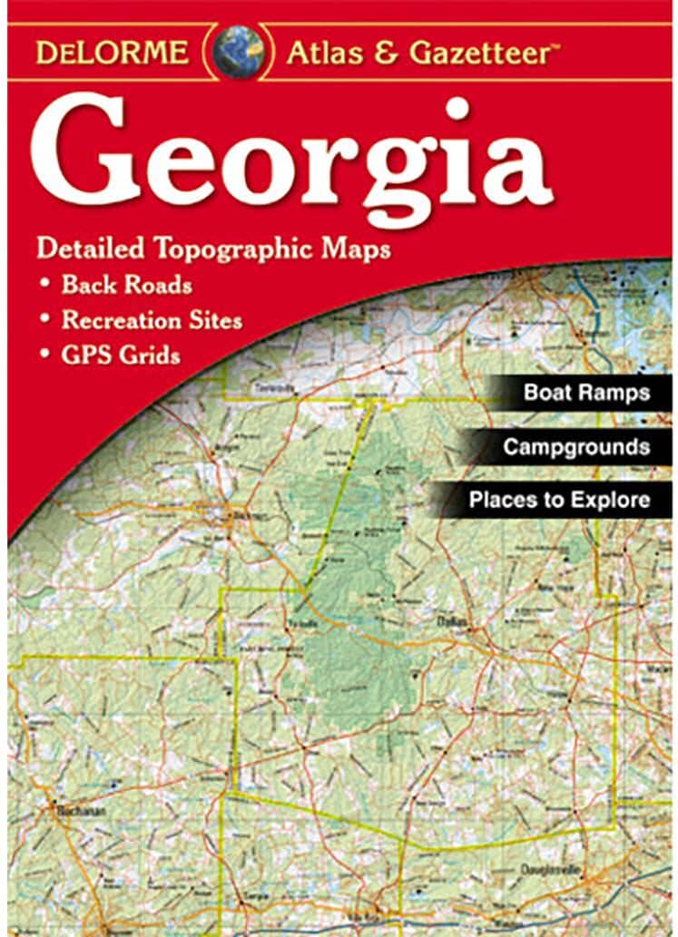 Georgia Atlas and Gazetteer | DeLorme atlas 