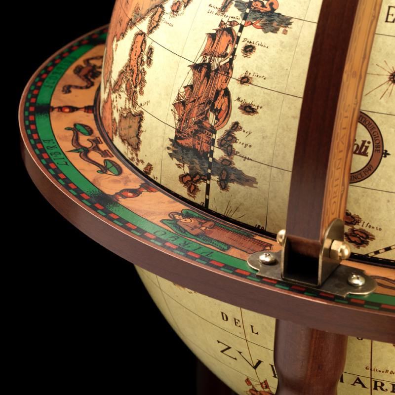 Globe-Bar "Giunone" - Style safari - Diamètre 40 cm | Zoffoli globe Zoffoli 