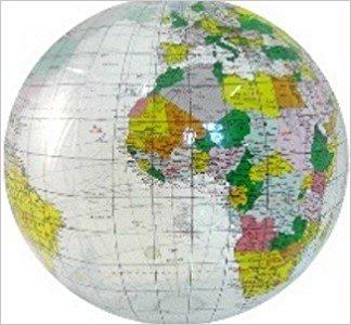 Ballon gonflable de 1 m - Terre vue de l'espace  Earthball – La Compagnie  des Cartes - Le voyage et la randonnée
