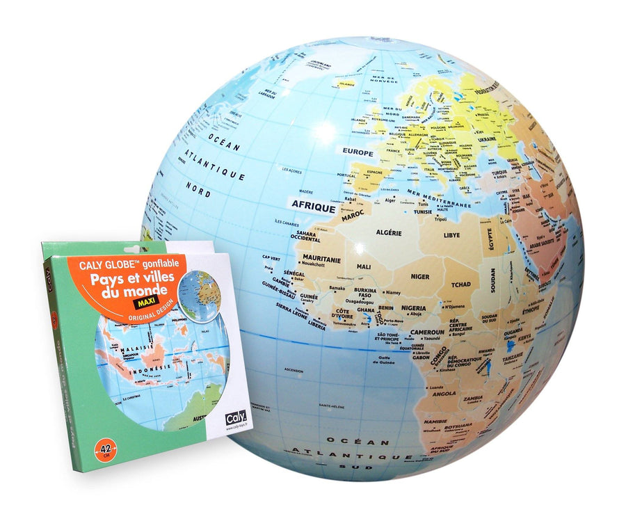 Globe terrestre pour enfants voyageurs - Lucky Sophie blog famille voyage