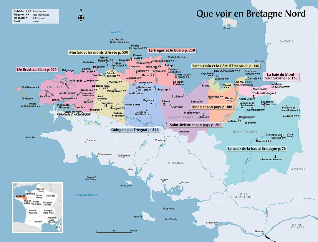 Guide bleu - Bretagne Nord | Hachette guide de voyage Hachette 