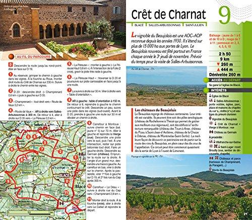 Guide de balades - 30 randos autour de Lyon à pied | Chamina guide de randonnée Chamina 