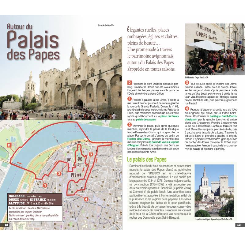 Guide de balades - Autour d'Avignon à pied | Chamina guide de randonnée Chamina 