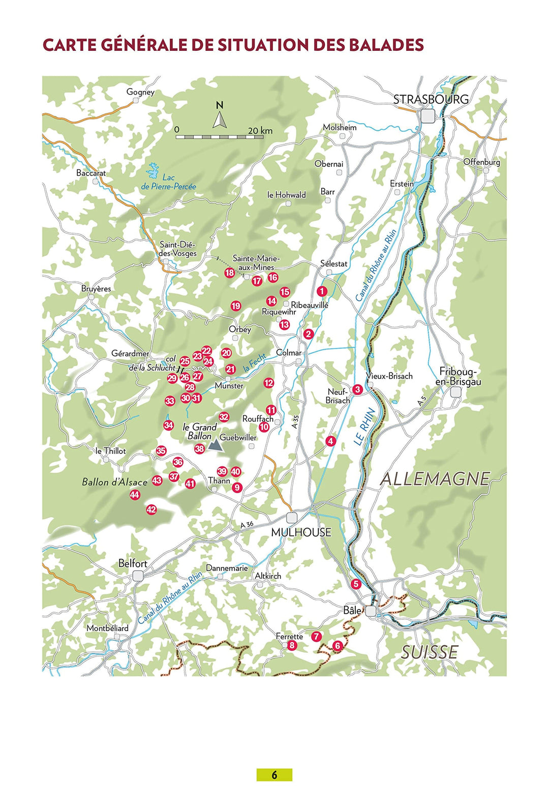 Guide de balades - Haut-Rhin, Alsace du sud, balades en famille | Glénat - P'tit Crapahut guide petit format Glénat 