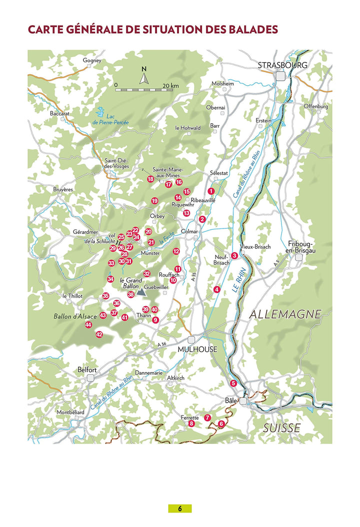 Guide de balades - Haut-Rhin, Alsace du sud, balades en famille | Glénat - P'tit Crapahut guide petit format Glénat 