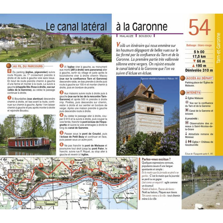 Guide de balades - Occitanie : 100 plus beaux sentiers à pied | Chamina guide de randonnée Chamina 