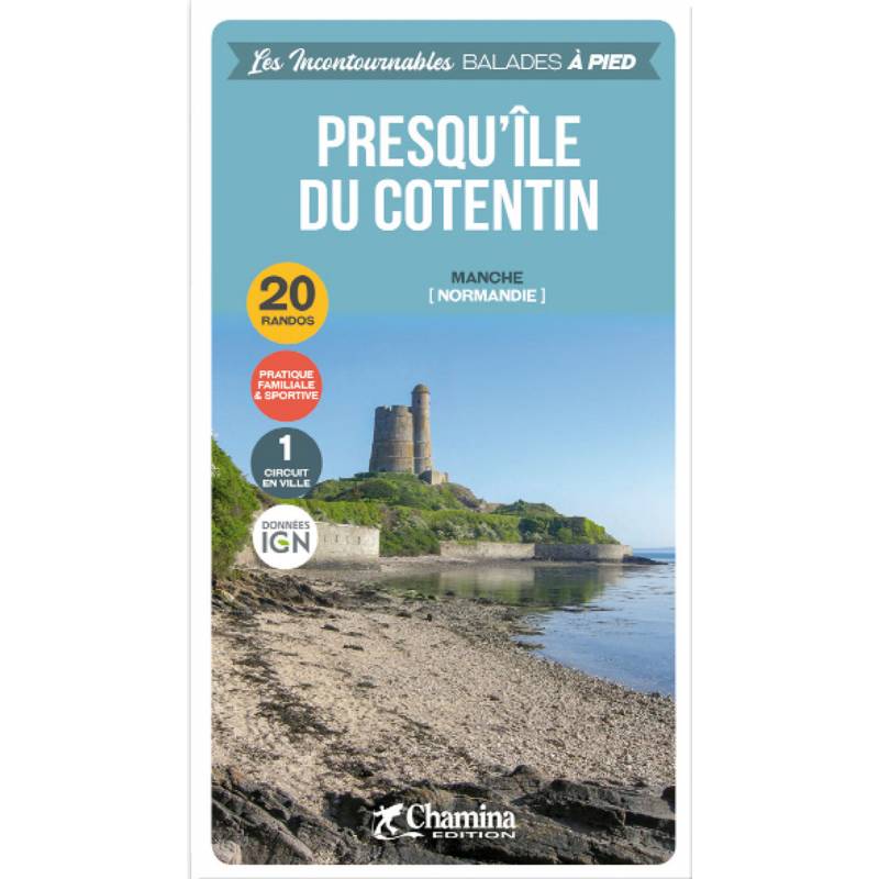 Guide de balades - Presqu'île du Cotentin à pied (Manche) | Chamina guide de randonnée Chamina 