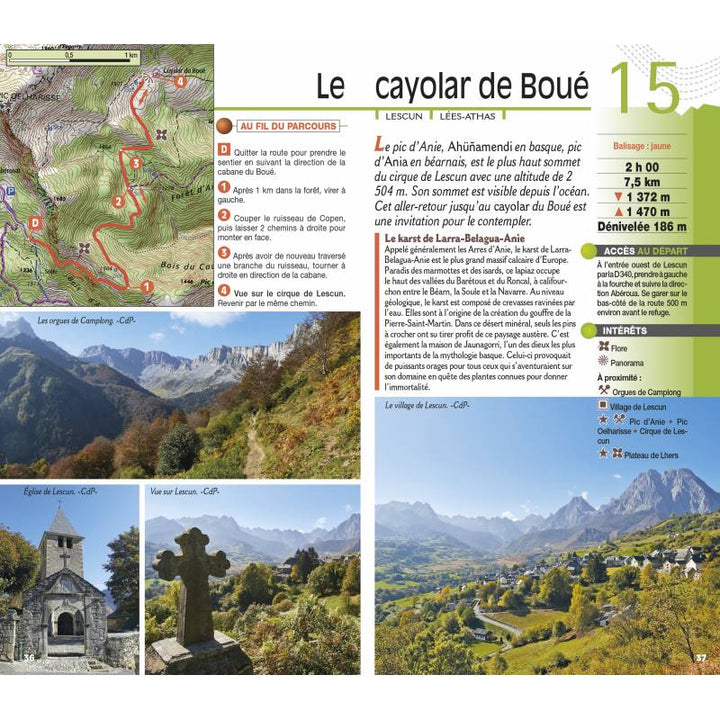 Guide de balades - Villages et nature - Pays Basque et Béarn | Chamina guide de randonnée Chamina 