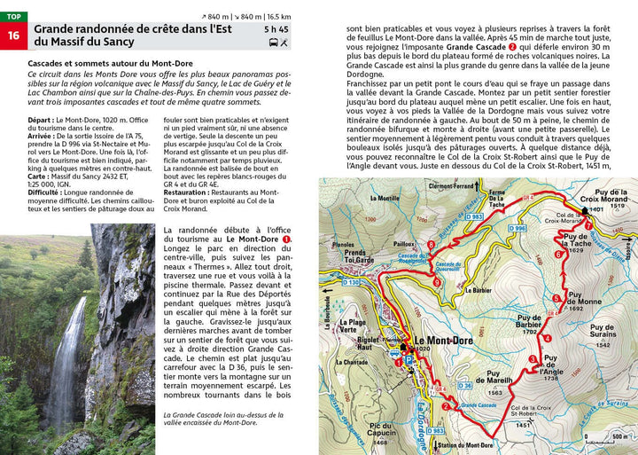 Guide de randonnée - Auvergne | Rother guide petit format Rother 