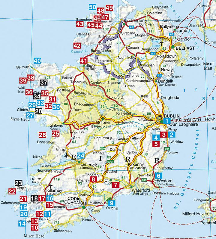 Guide de Randonnée de l'Irlande | Rother - La Compagnie des Cartes