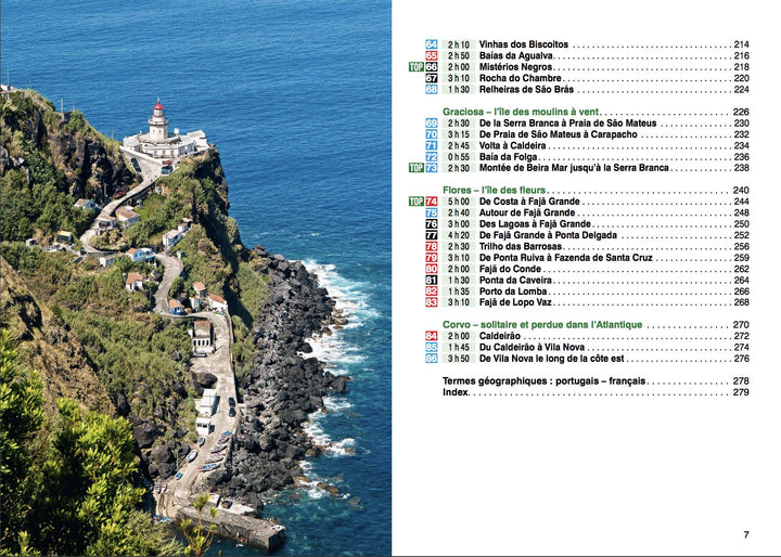Guide de randonnée des Açores | Rother guide de randonnée Rother 