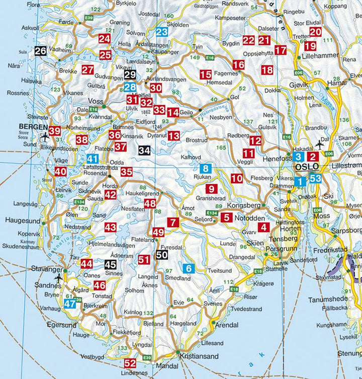 Guide de Randonnée du sud de la Norvège | Rother - La Compagnie des Cartes