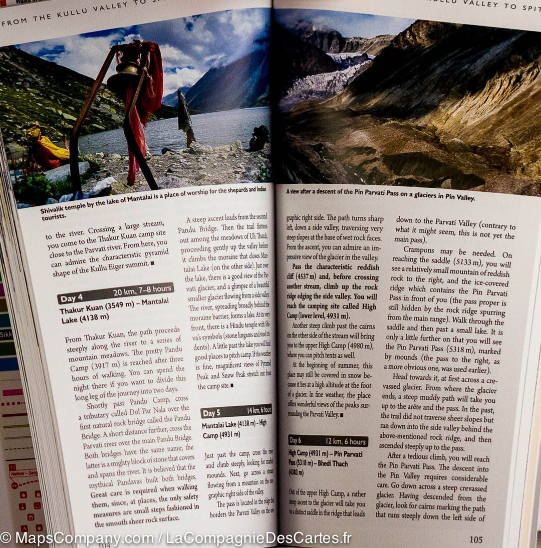 Guide de randonnée dans l&rsquo;Himalaya indienne (en anglais) | TerraQuest - La Compagnie des Cartes