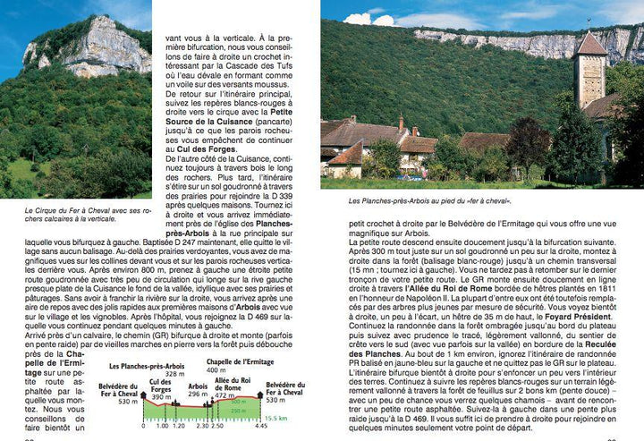 Guide de randonnée - Jura, Franche Comté - des Vosges au Lac Léman | Rother guide de randonnée Rother 