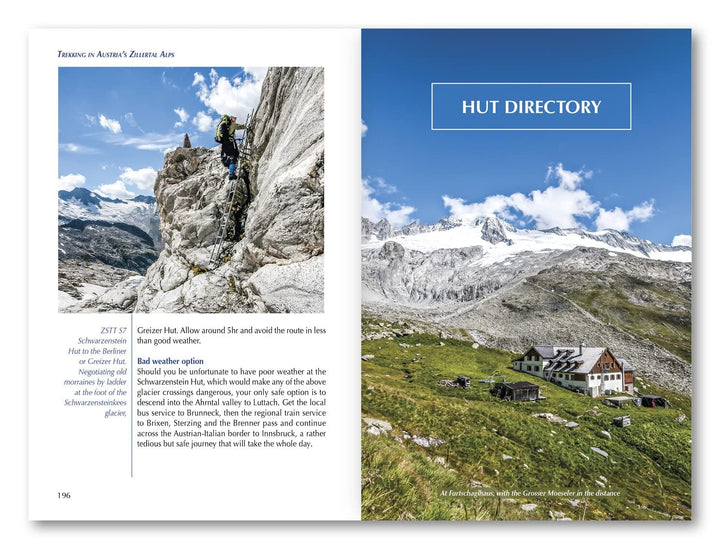 Guide de randonnées (en anglais) - Austria's Zillertal Alps | Cicerone guide de randonnée Cicerone 